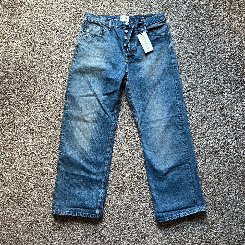 I AND ME Selvedge Wide Leg Jeans